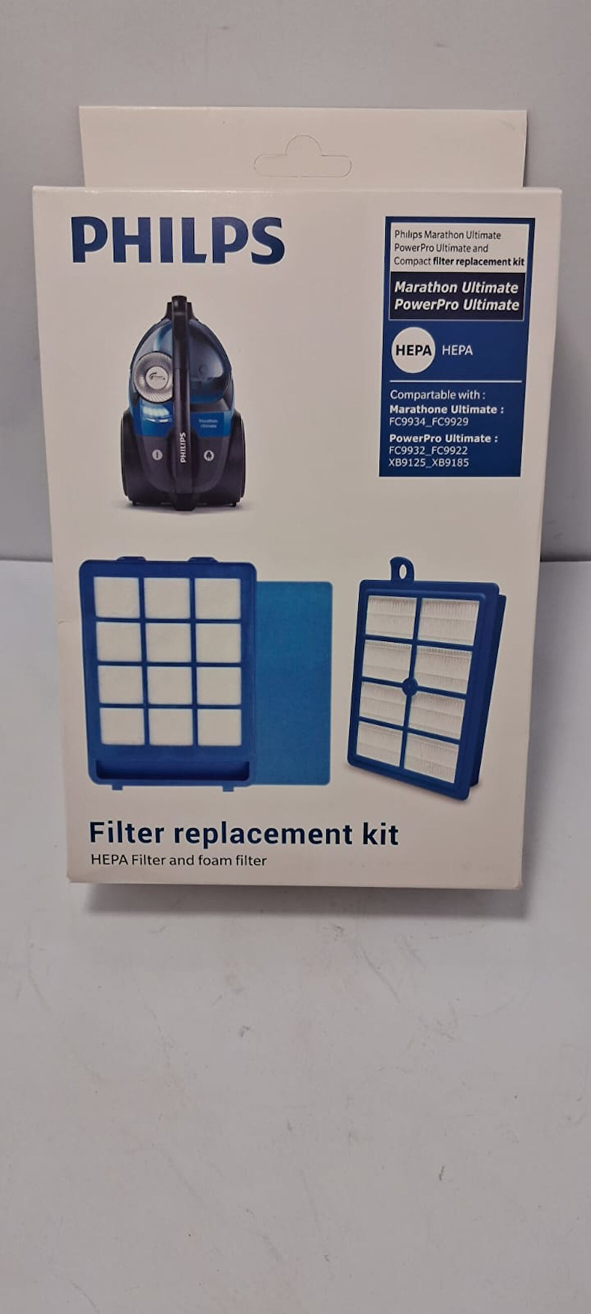 PHİLİPS ULTİMATE HEPA FİLTRE SETİ DELİKLİ ( KUTULU ) ELEKTİRİK SÜPÜRGESİ