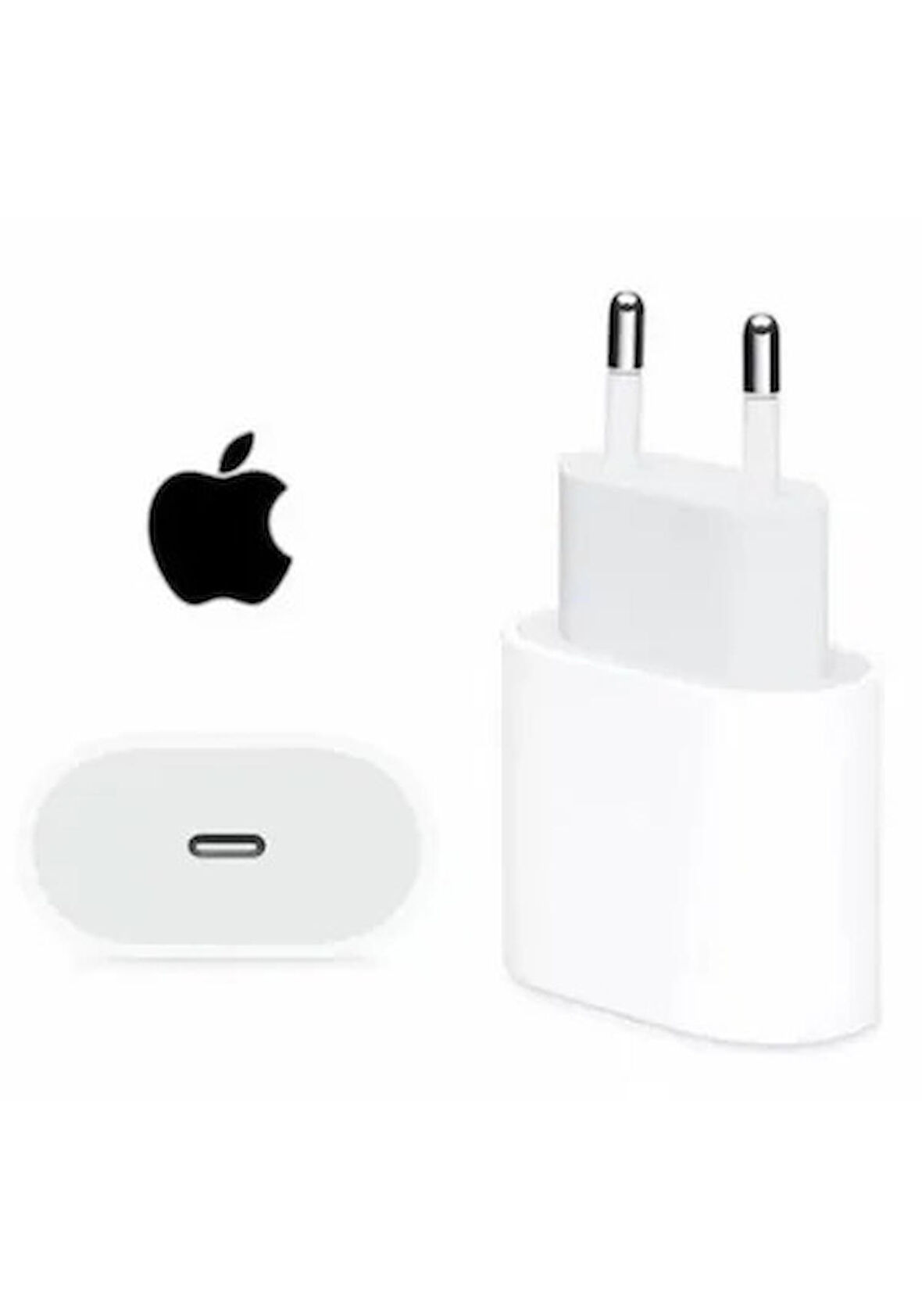 Apple MHJE3TU/A Type-C 20 Watt Hızlı Şarj Adaptörü Beyaz