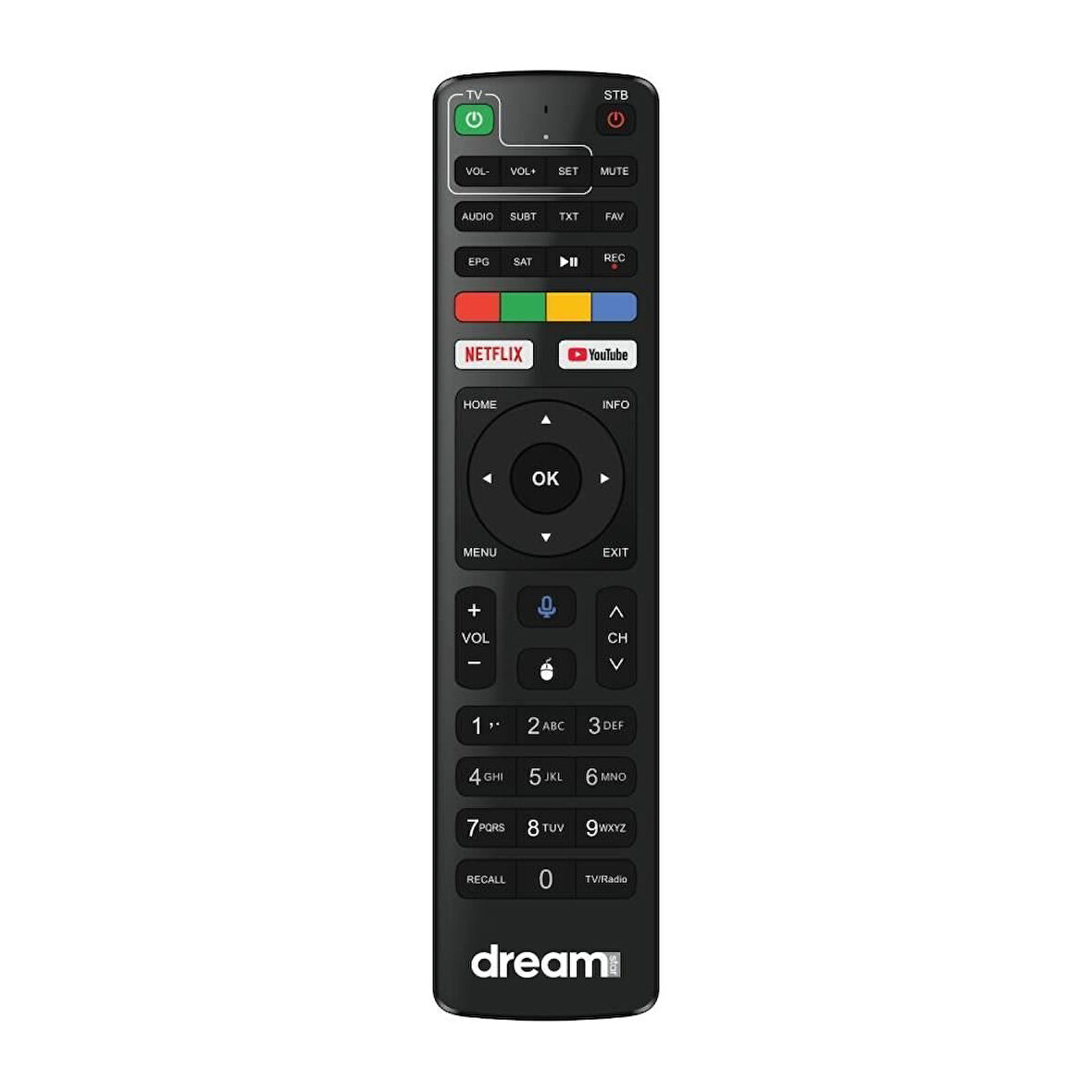 Dreamstar A5 Android Tv Box Bluetooth Kumanda Orjinal Ses Komutlu