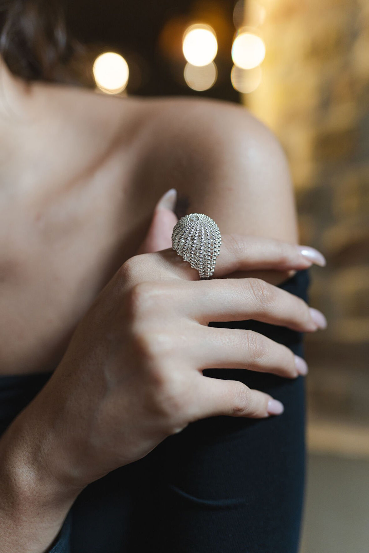 Urchin Yüzük Silver