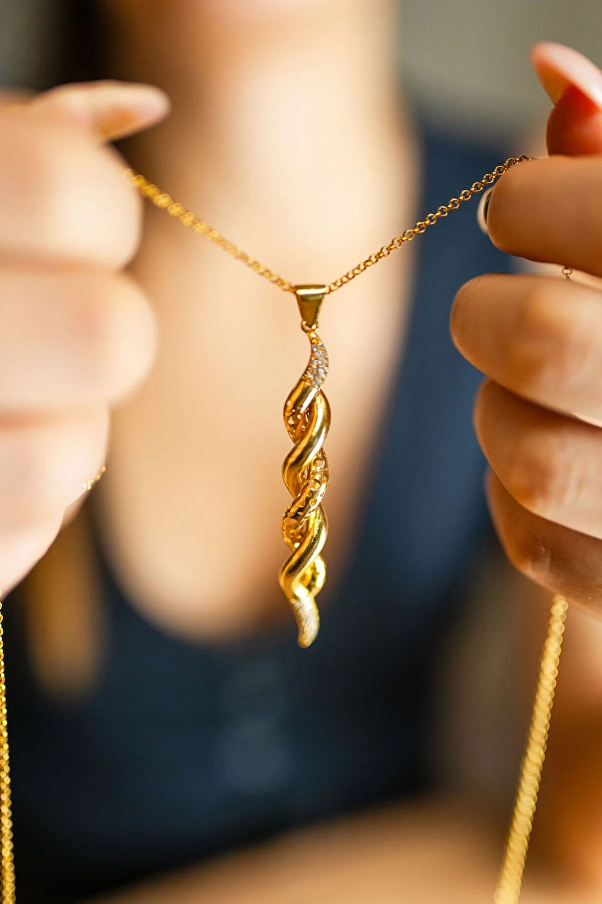 Curl Kolye Gold