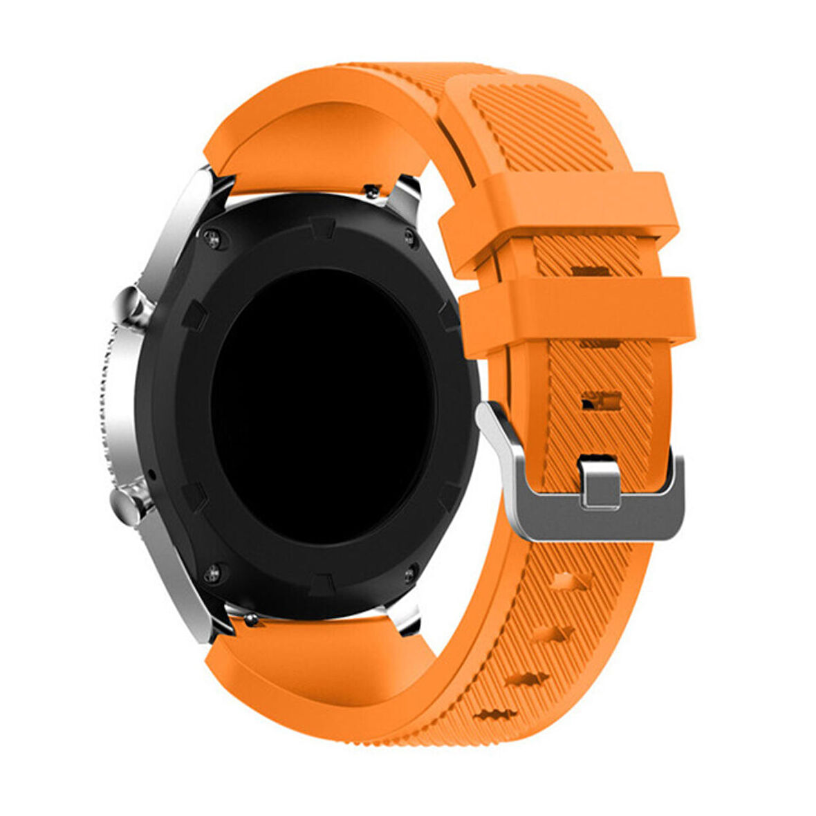 Megafox Amazfit GTR3 / GTR3 Pro Silikon Kordon Çizgili Tasarım Esnek Bileklik