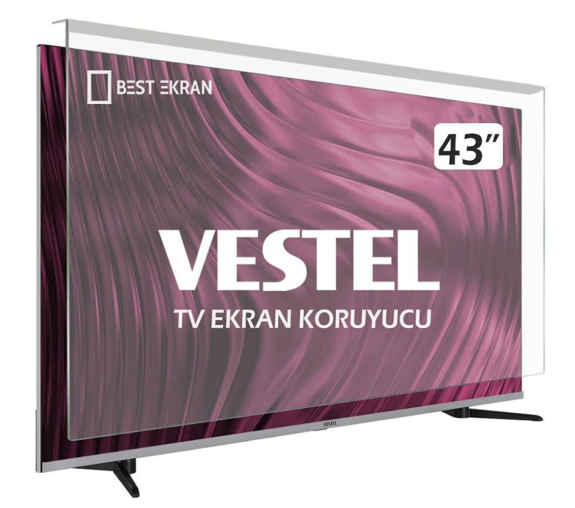 VESTEL 43UA9632 TV EKRAN KORUYUCU - Vestel 43" inç TV Ekran Koruyucu 