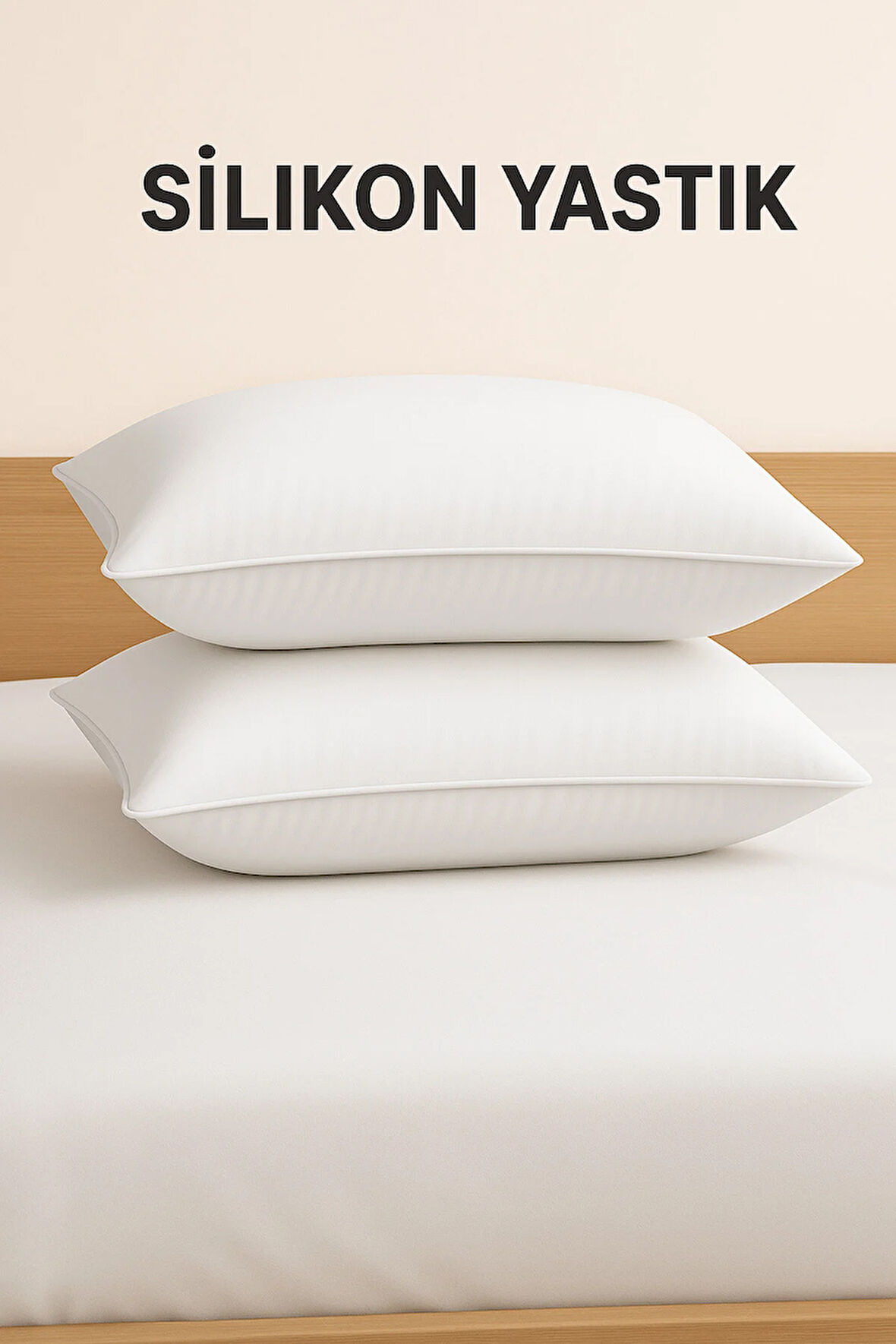 Boncuk Silikon Yastık 2 Adet 50x70 Cm