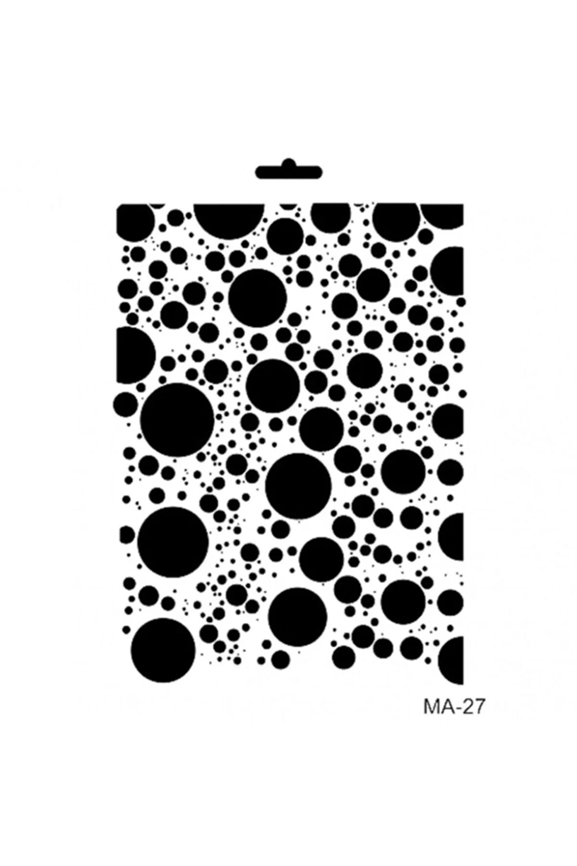 Ma27 Mix Media Stencil Uzay