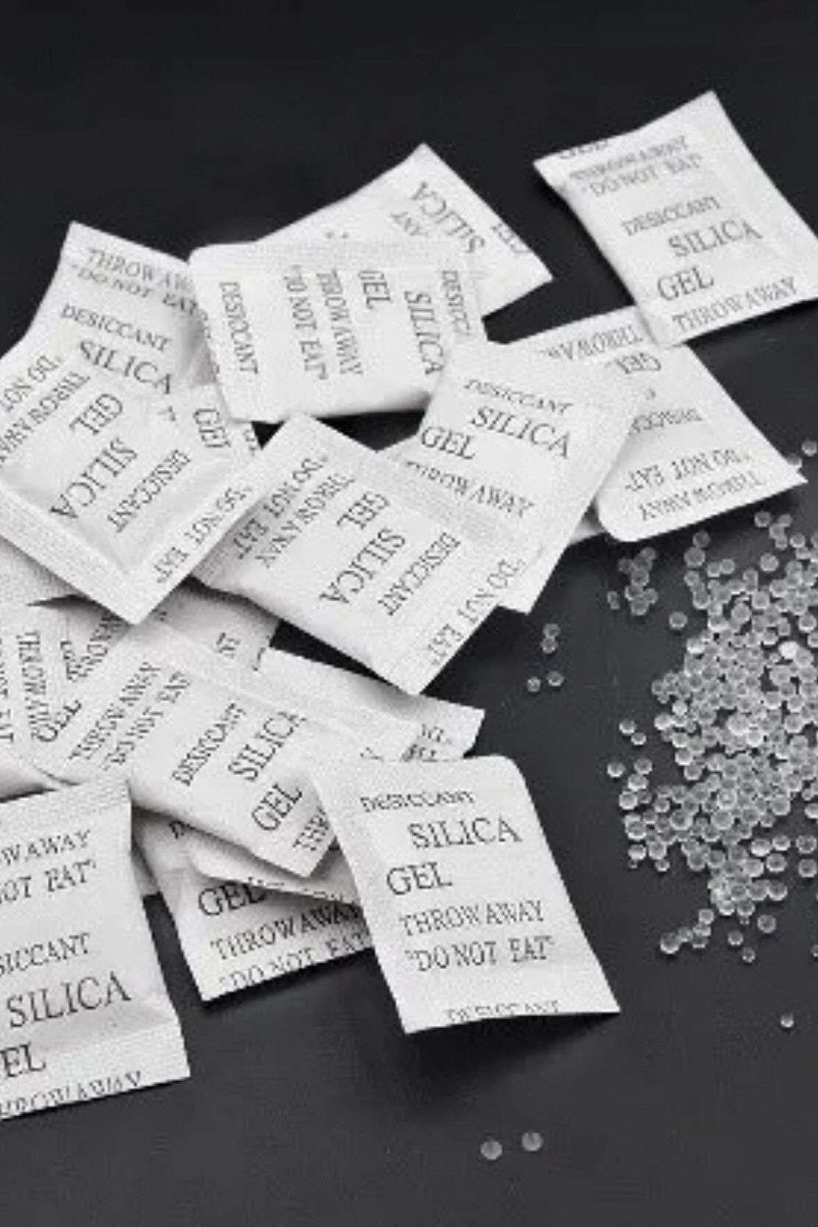 1 Gr 100 Adet Silikajel Nem Alıcı Silika Jel Rutubet Önleyici Küf Giderici Silica Gel