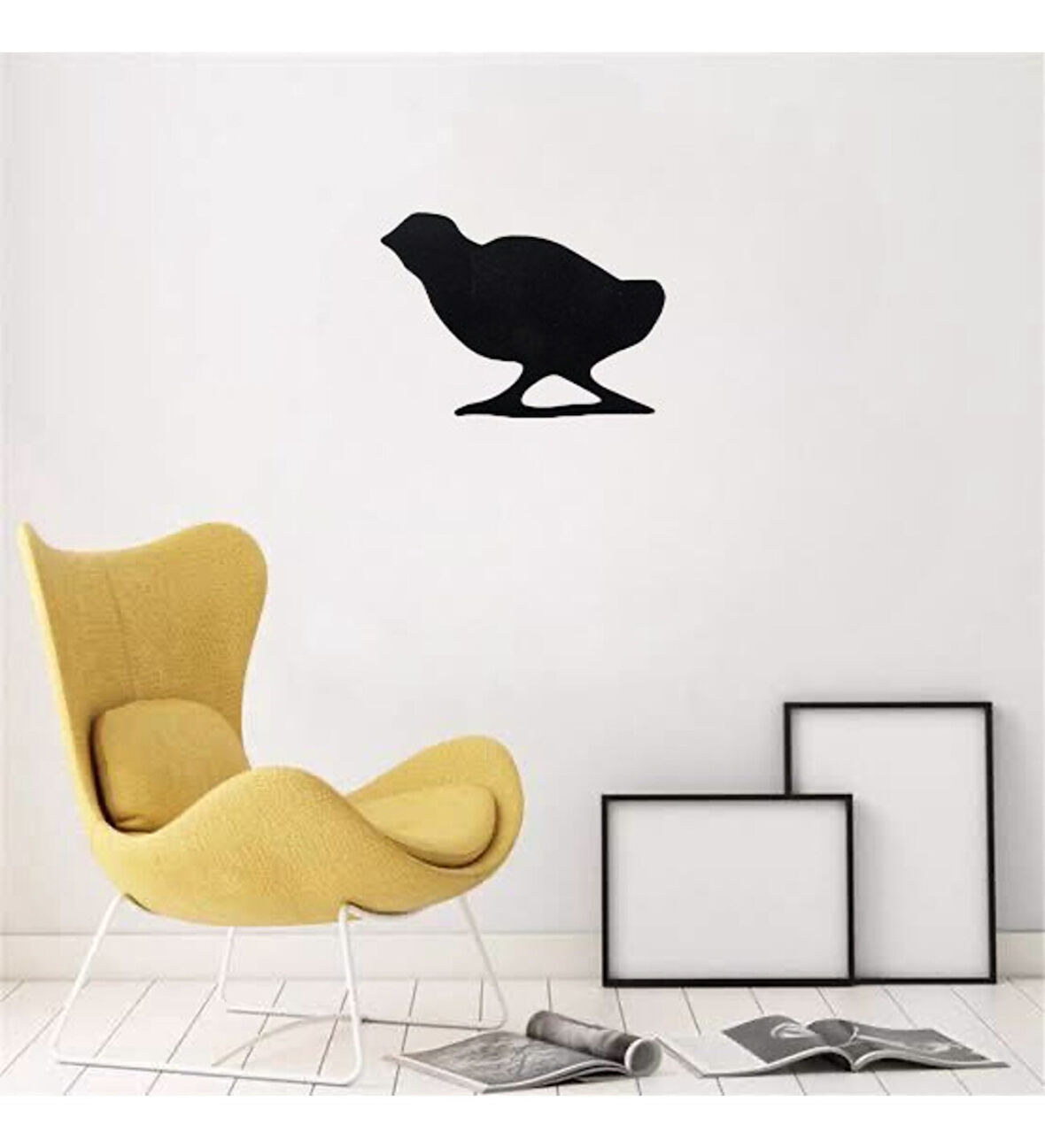 Metal Lazer Kesim Civ-Civ Figürlü Dekoratif  Tablo 12x10 cm