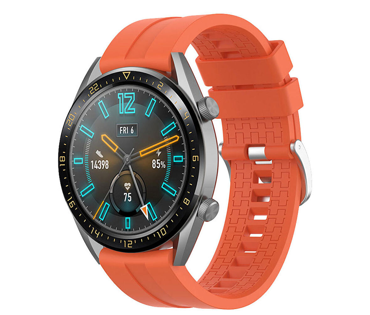 Megafox Galaxy Watch 5/5 Pro 40-44-45 Mm Uyumlu Silikon Kordon Spor Tasarım Premium Kayış