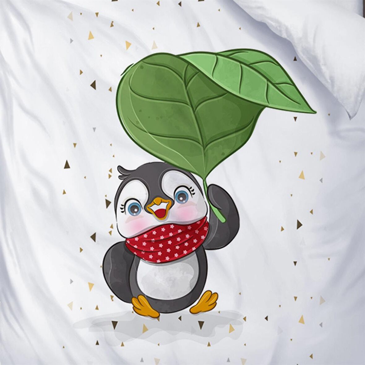 Momys Care Kutup Yıldızı Penguen Bebek Nevresim Takımı 100x150 Cm