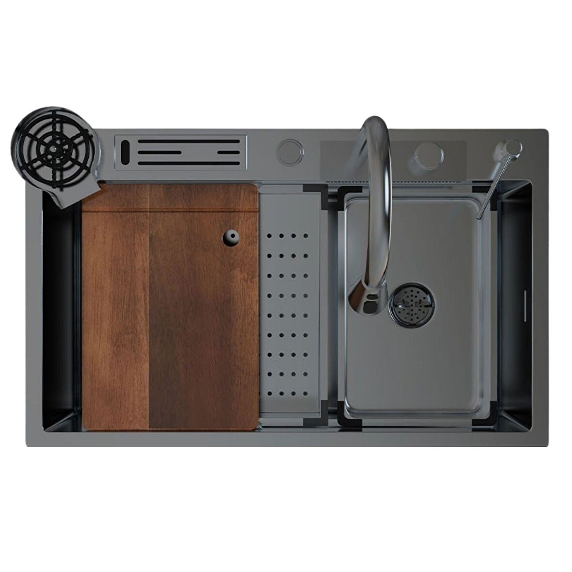 Ukinox NIAGARA NG 750 Titanyum Teknolojik Eviye Set 45x75 cm