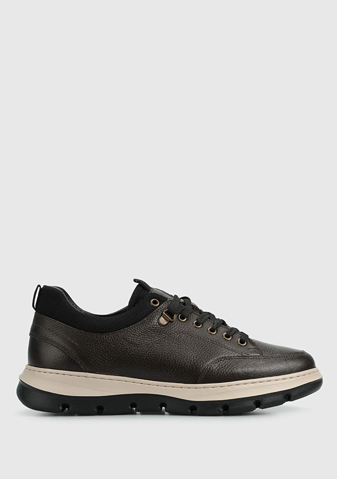 Kahve Deri Erkek Sneaker