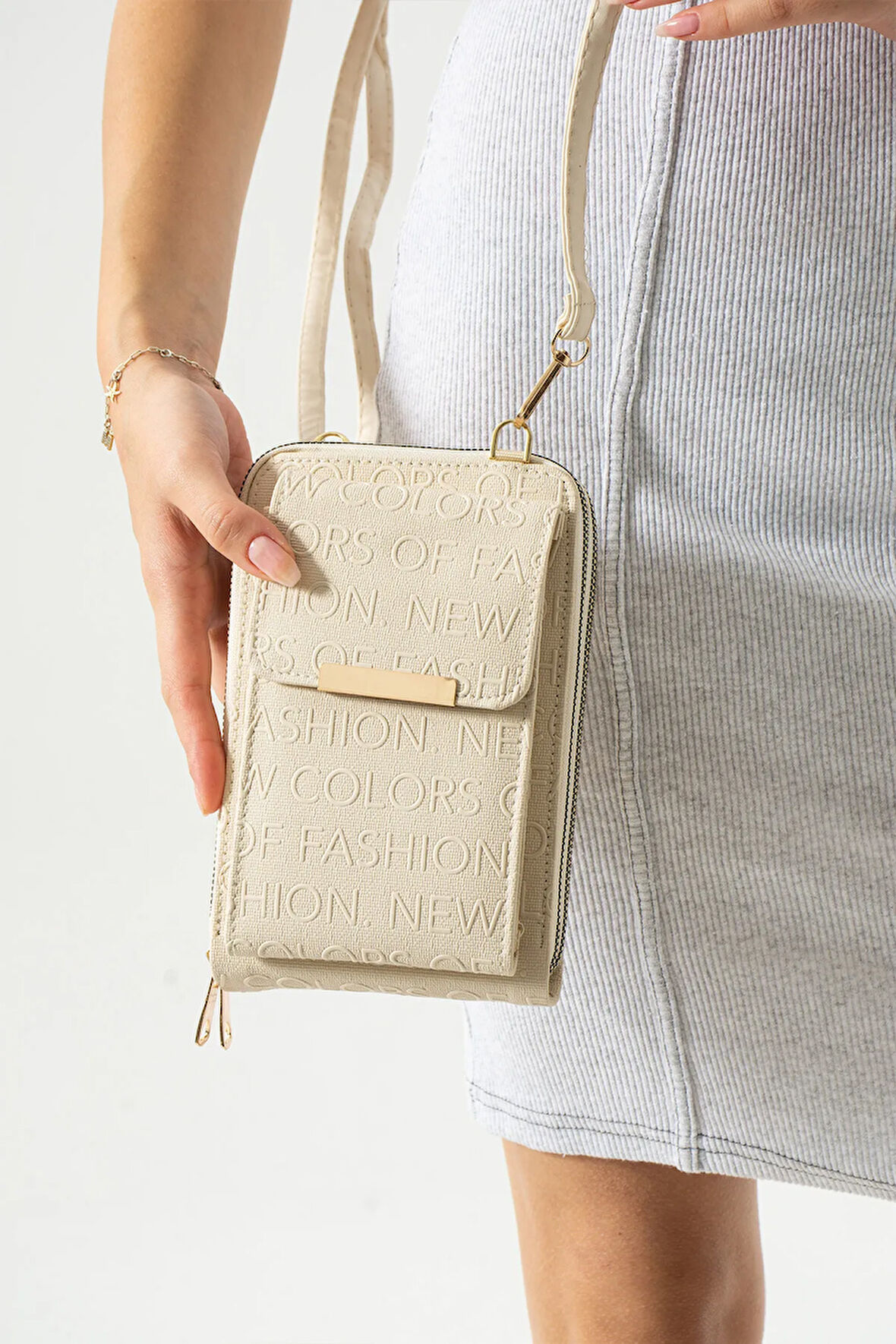 Kadın Omuz ve Çapraz Çanta Telefon Bölmeli 20x13 cm