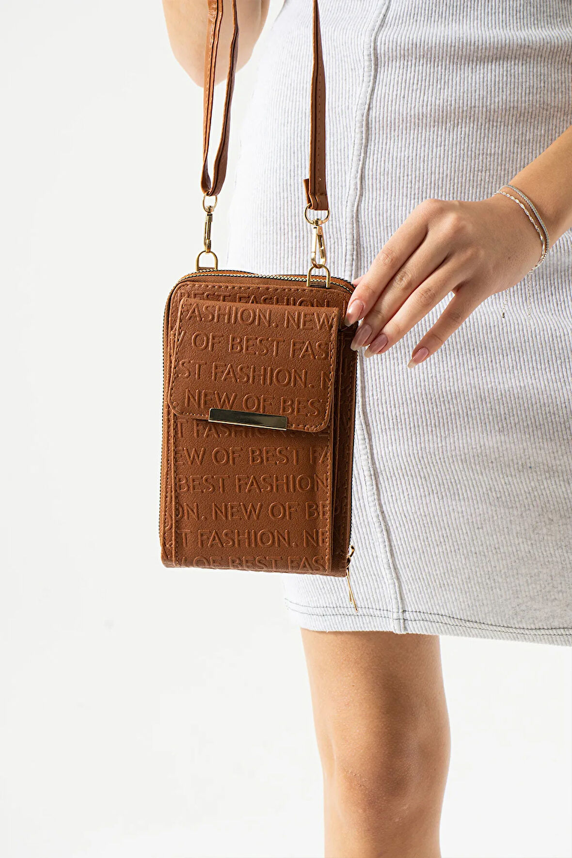 Kadın Omuz ve Çapraz Çanta Telefon Bölmeli 20x13 cm