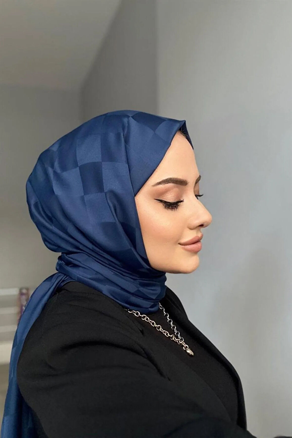 Dama Desen Jakarlı Şal