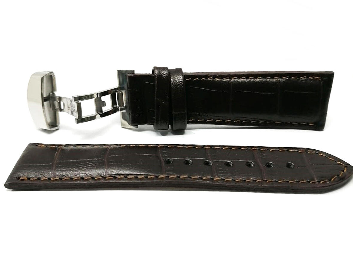 Hertür Saate Uygun  Kelebek  Toka  22 mm Siyah Kordon