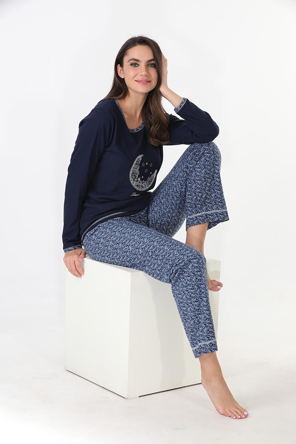 Etoile Ekstra Yumuşak   Kumaş Pijama Takımı  98142