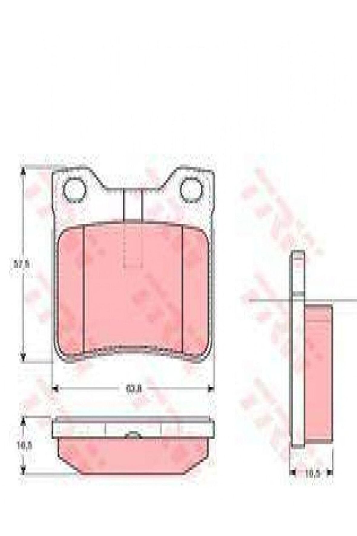 Gdb1276 Fren Balatası Arka