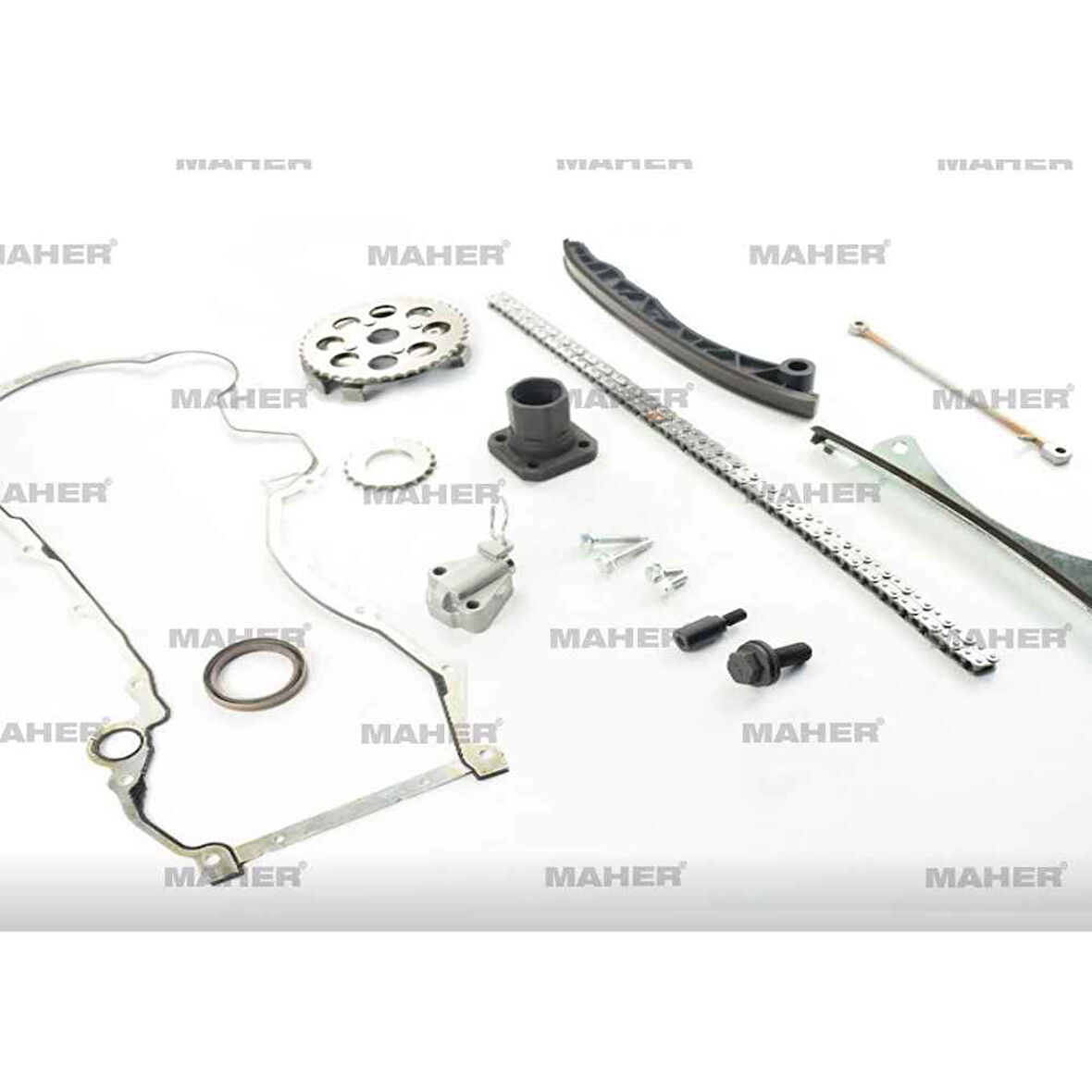 EKSANTRIK ZINCIR SETI ASTRA / CORSA / COMBO 03=ALBEA / DOBLO / PALIO / PUNTO / LINEA / EGEA / FIORINO 1.3JTD-1.3CDTI EURO 4-5 (14 PARÇA) ( EKSANTRIK FLANSLI+ KEÇELI FUL SET) Z13DTJ-Z13DTH-A13DTE-A13DTR-Z13DTE