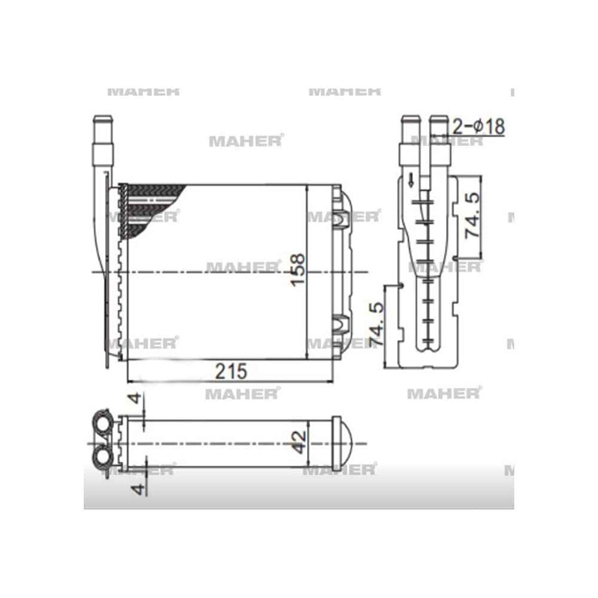 RADYATÖR KALORİFER R9 85-00 / R11 85-00 / FLASH 85-00 MEKANİK