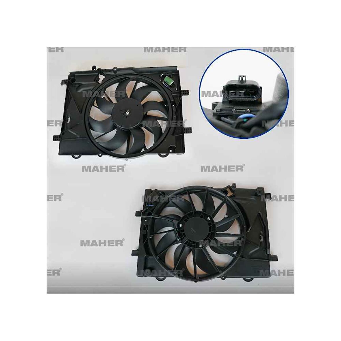 FAN RADYATÖR AVEO T300 HB-SEDAN DAVLUMBAZLI REZISTANSLI 1.2-1.4