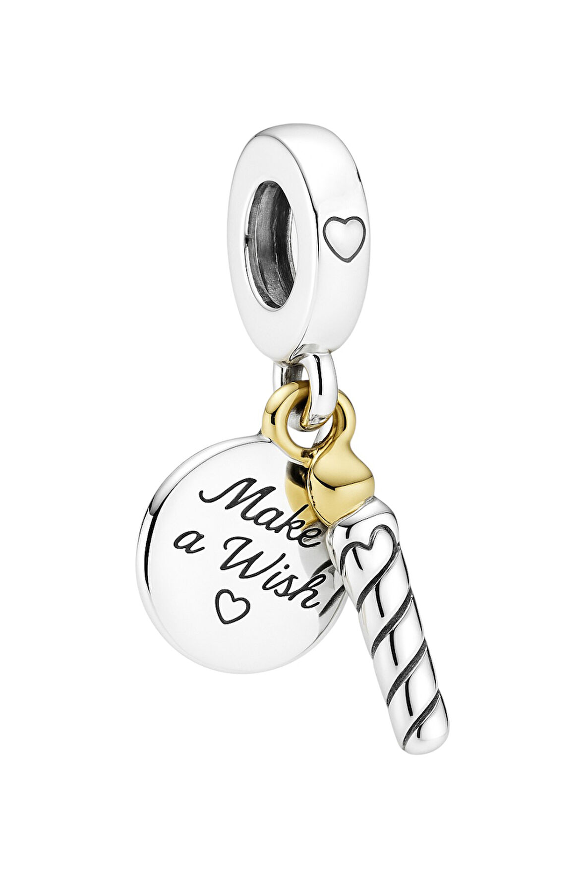 Doğum Günü Dilek Mumu Charm | 925 Ayar Gümüş