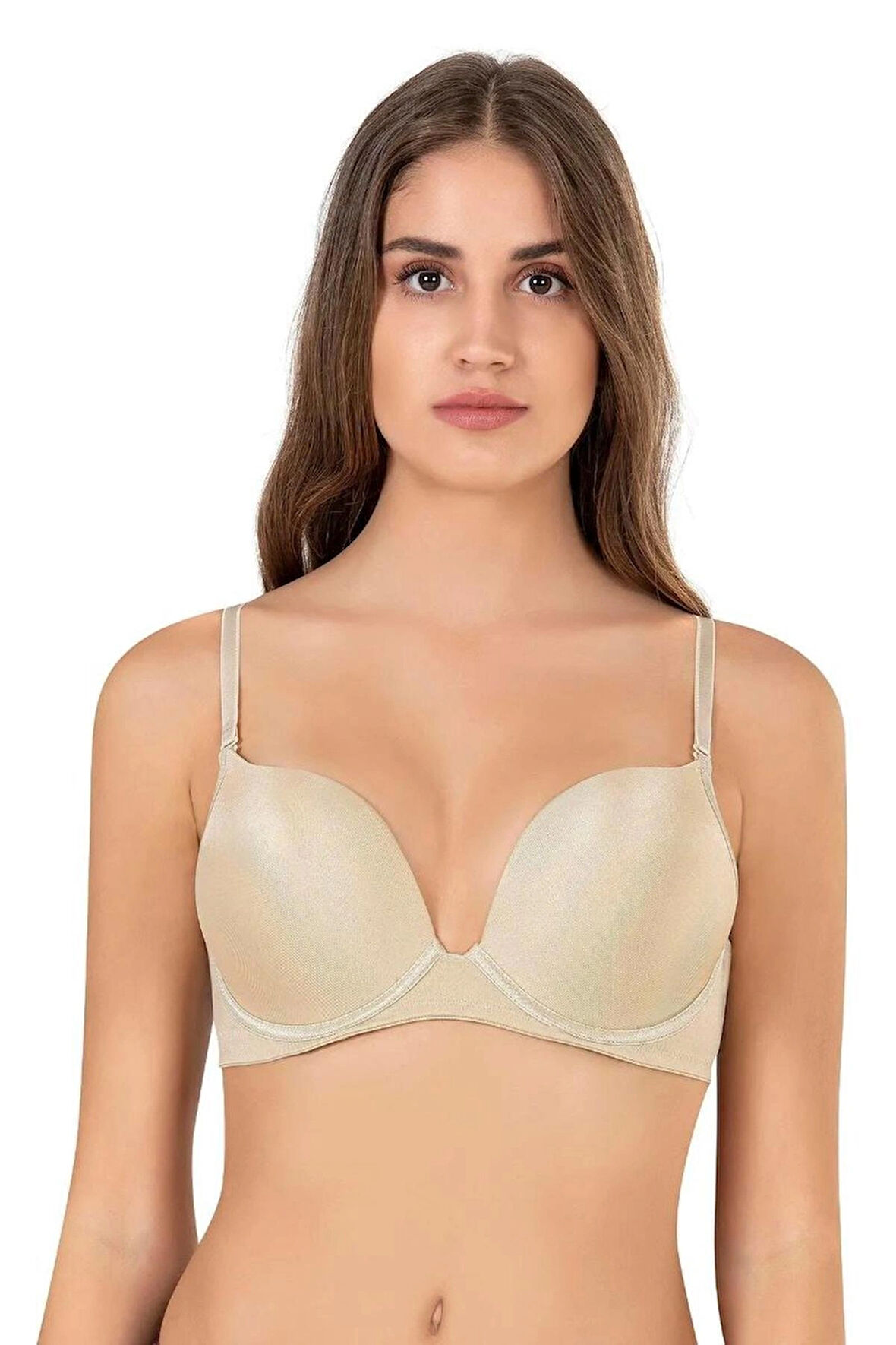 Çift Destekli Dolgulu Balenli Mikro Kaplı Sihirli Sütyen Kod 7033