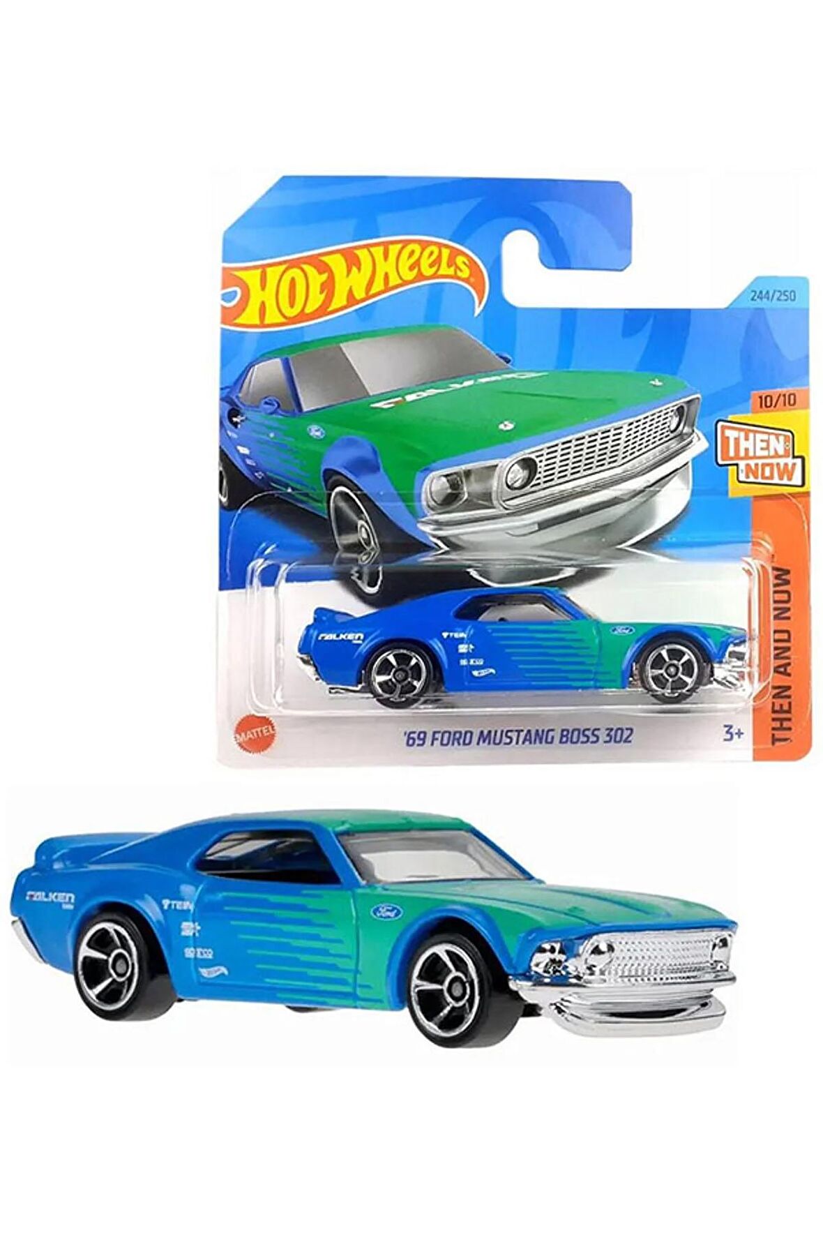 Hot Wheels - '69 Ford Mustang Boss 302 - Falken (1/64)