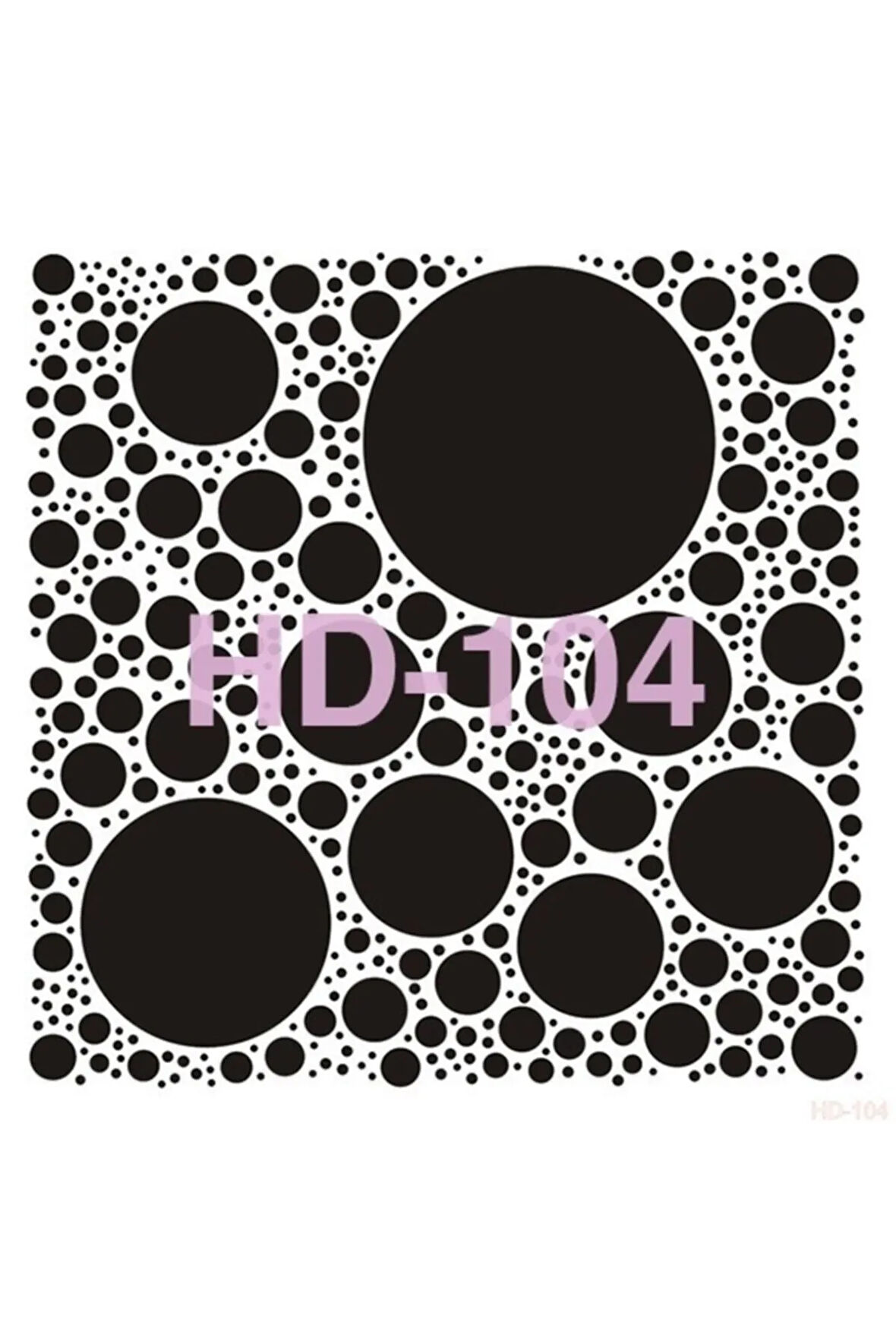 Hd104 Home Dekor Stencil 45x45