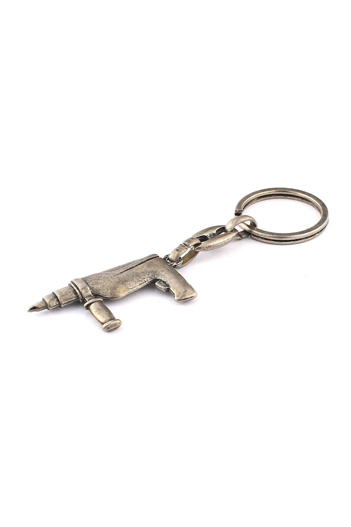 Eskitme Matkap Tasarımlı Anahtarlık ''NewLifePromosyon'' MDL489