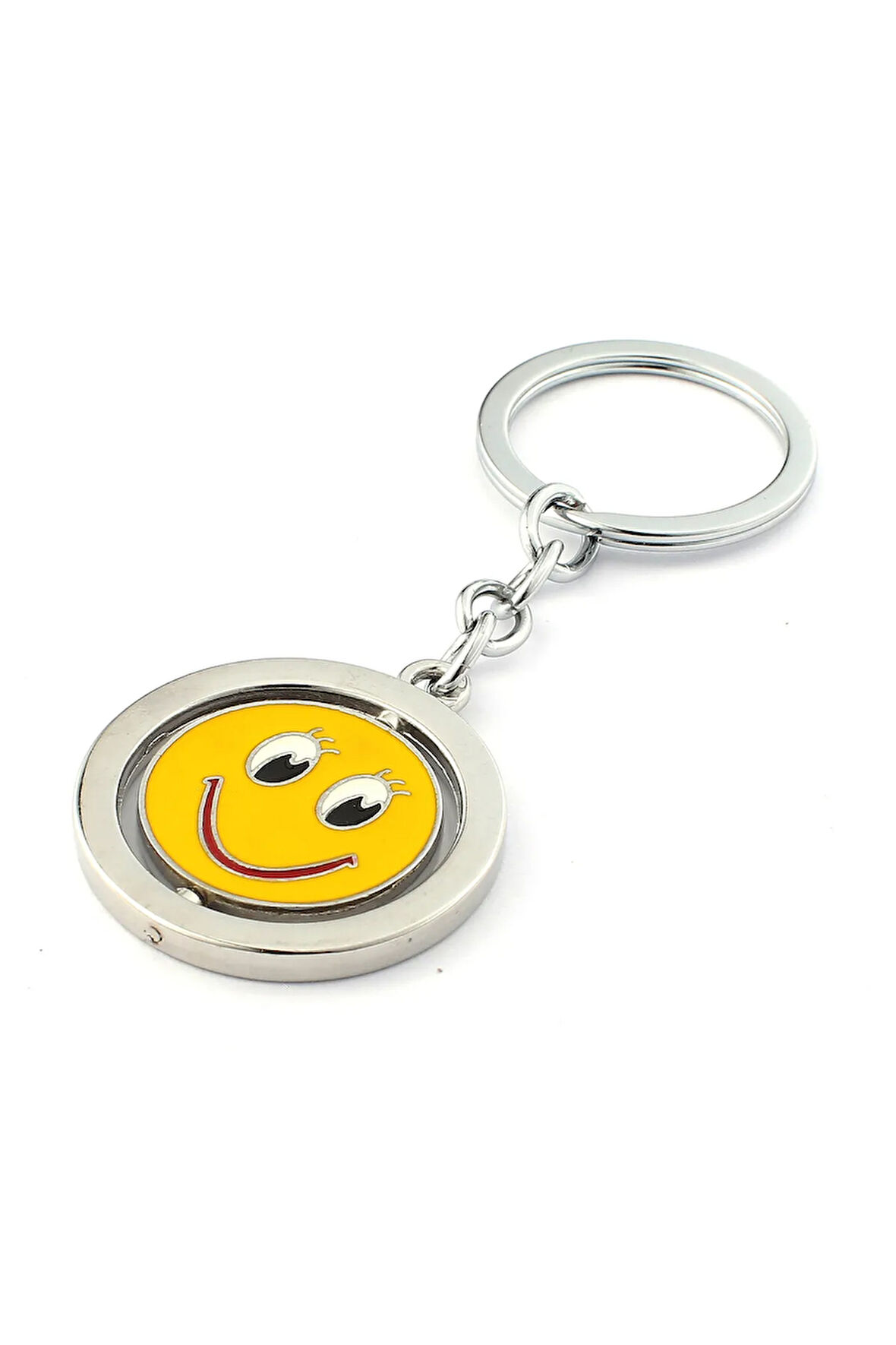 3D Gülen Yüz Tasarımlı Ve Dönerli Anahtarlık ''NewLifePromosyon'' MDL108