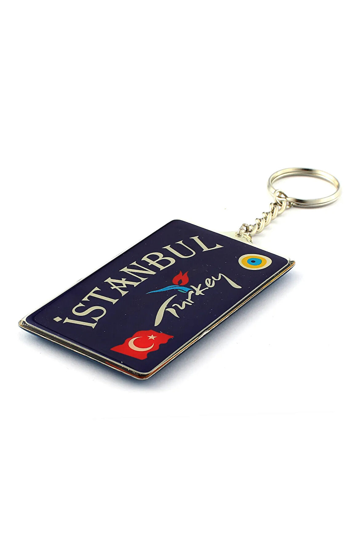 Nazar Boncuk Temalı İstanbul  Yazılı Anahtarlık ''NewLifePromosyon'' MDL162