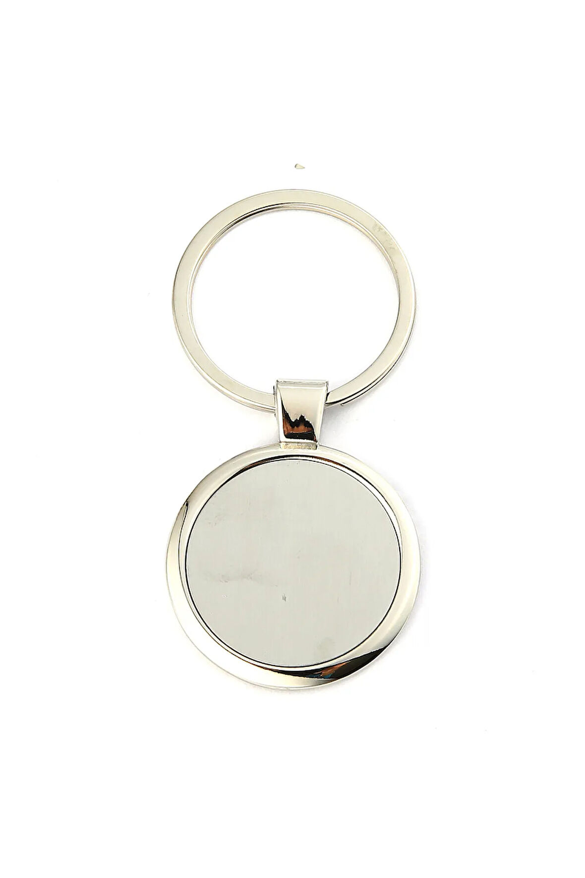 Metalik Logosuz Daire Şeklinde Anahtarlık ''NewLifePromosyon'' MDL387