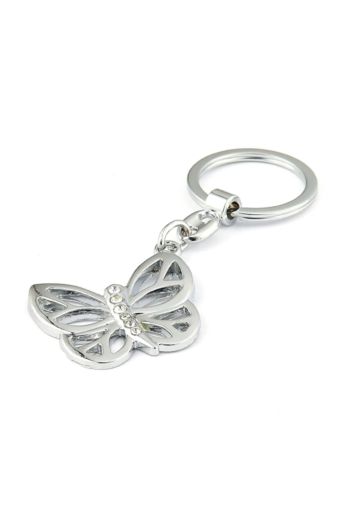 Taşlı Kelebek Tasarımlı Anahtarlık ''NewLifePromosyon'' MDL516