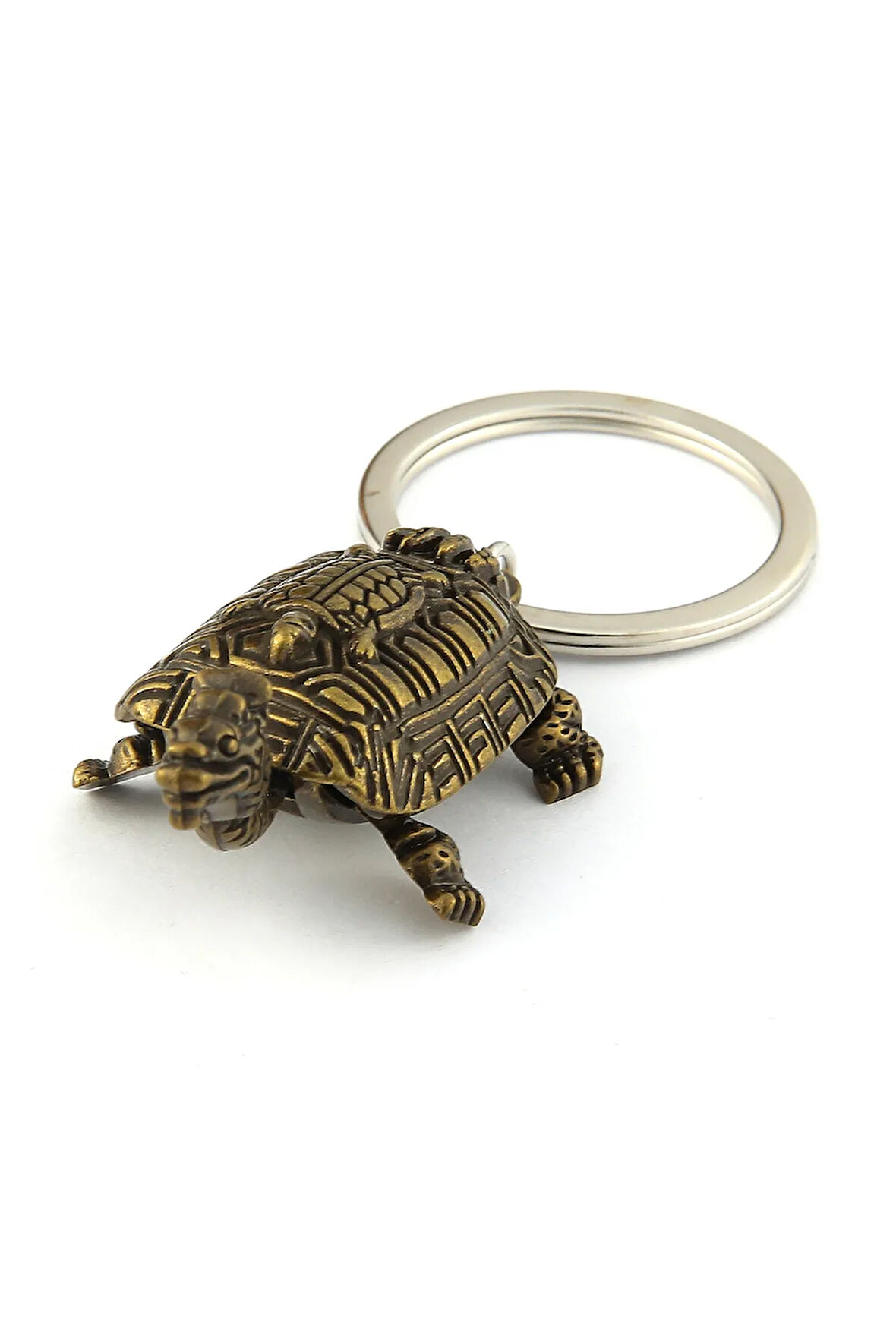 3D Bronz Kaplumbağ Tasarımlı Anahtarlık ''NewLifePromosyon'' MDL375