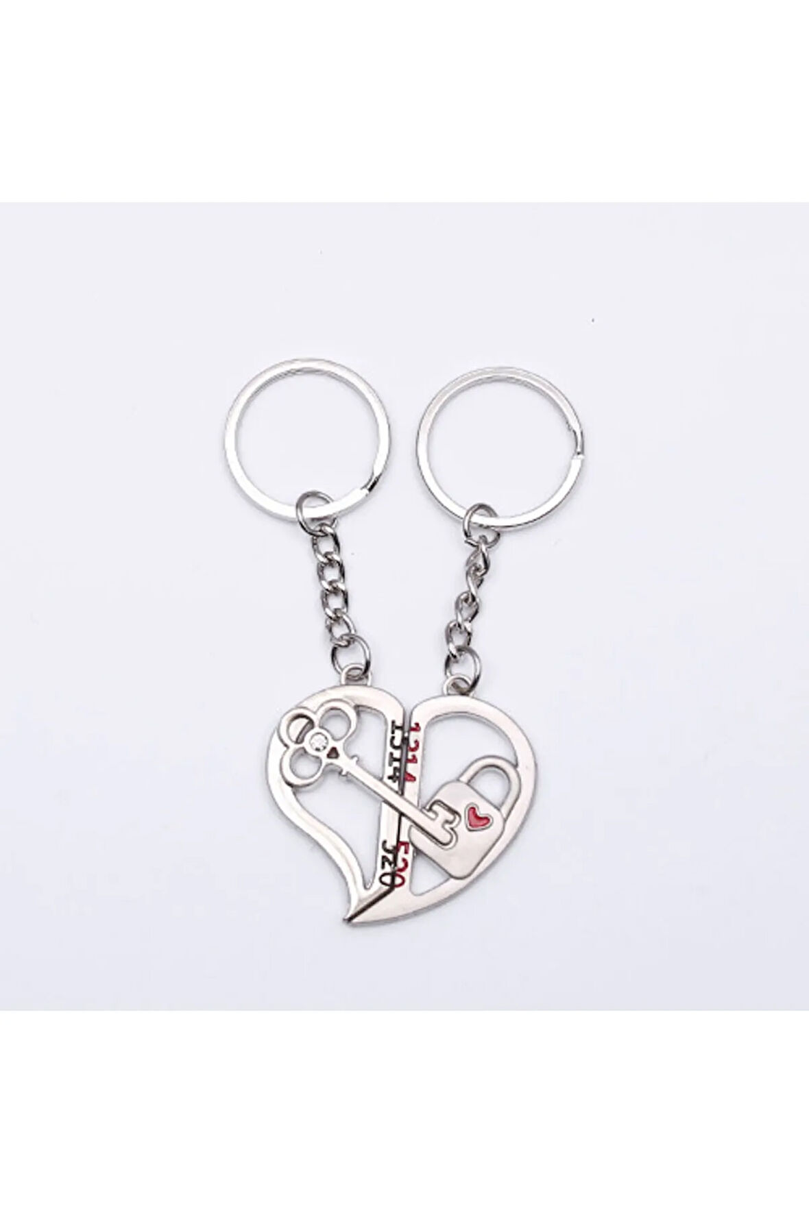 Sevgili Temalı Metal Anahtarlık