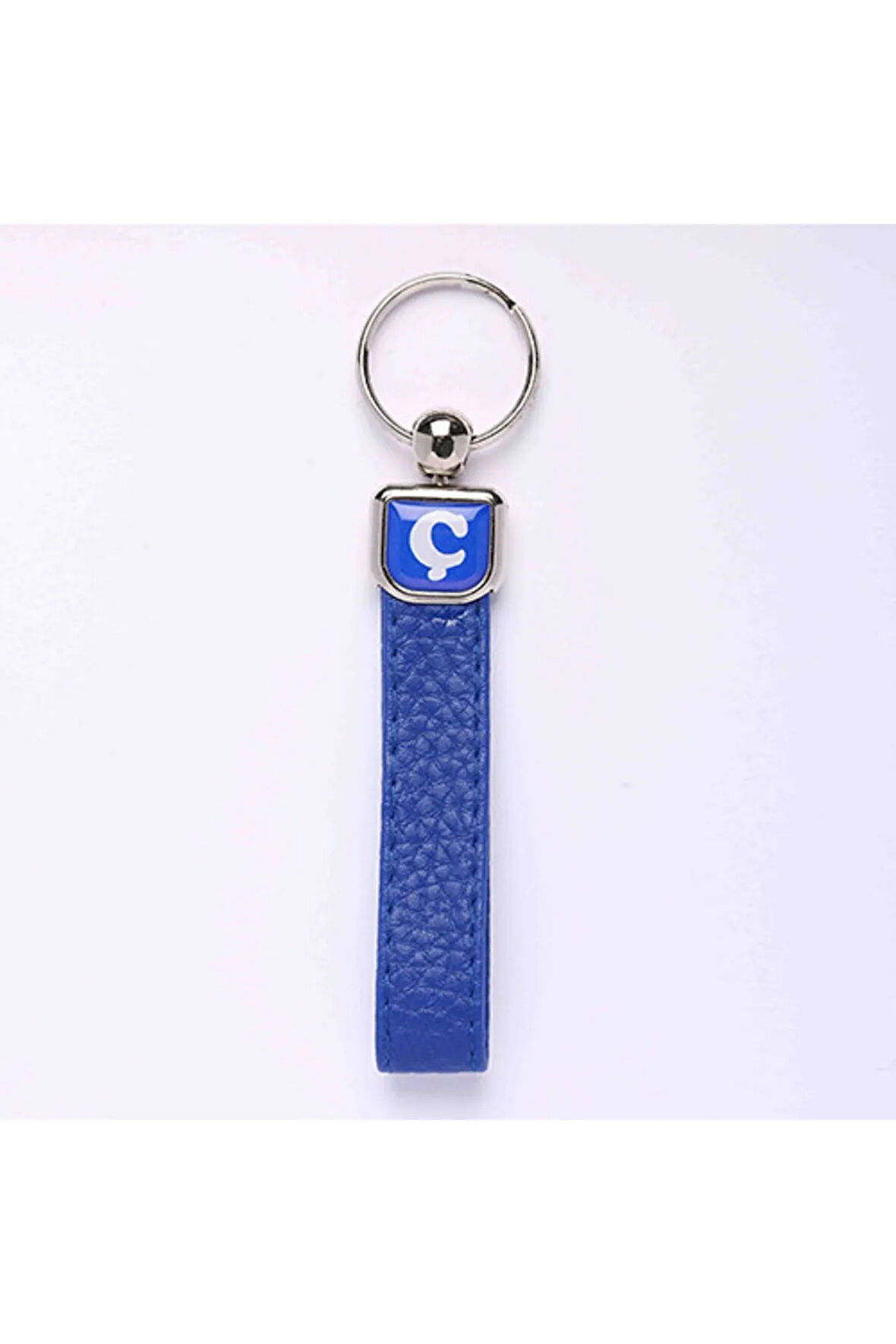 Deri Saplı Harf Anahtarlık Hafli