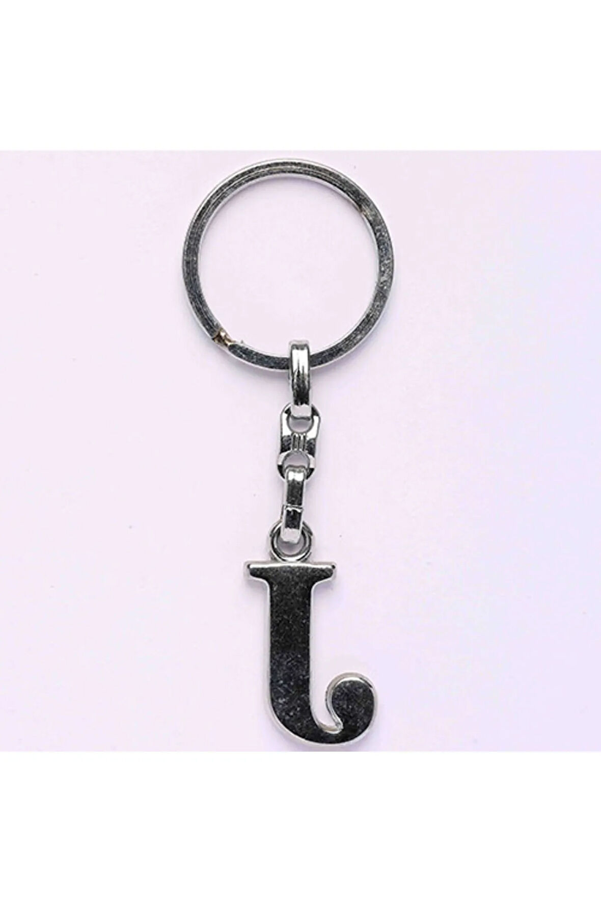 Metalik Krom Harf Anahtarlık