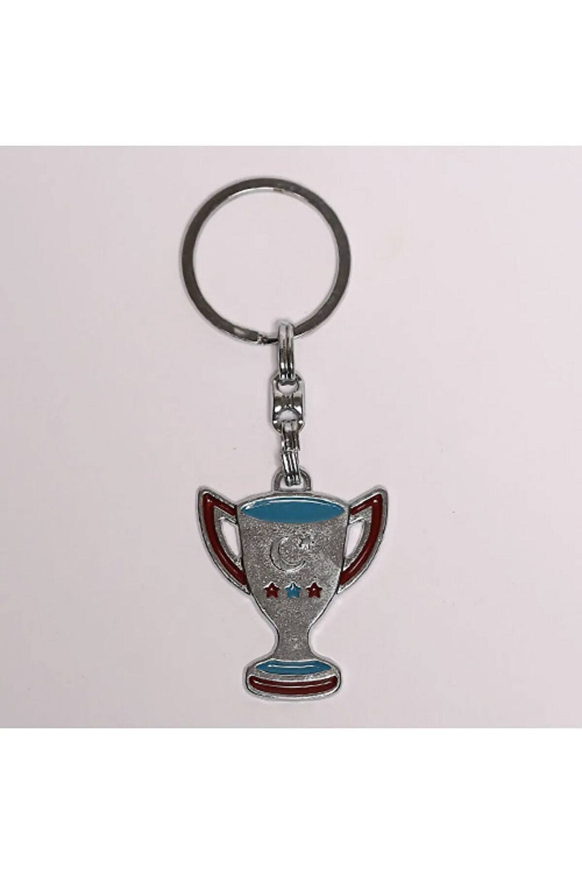 Kupa Figürlü Gümüş Rengi Anahtarlık