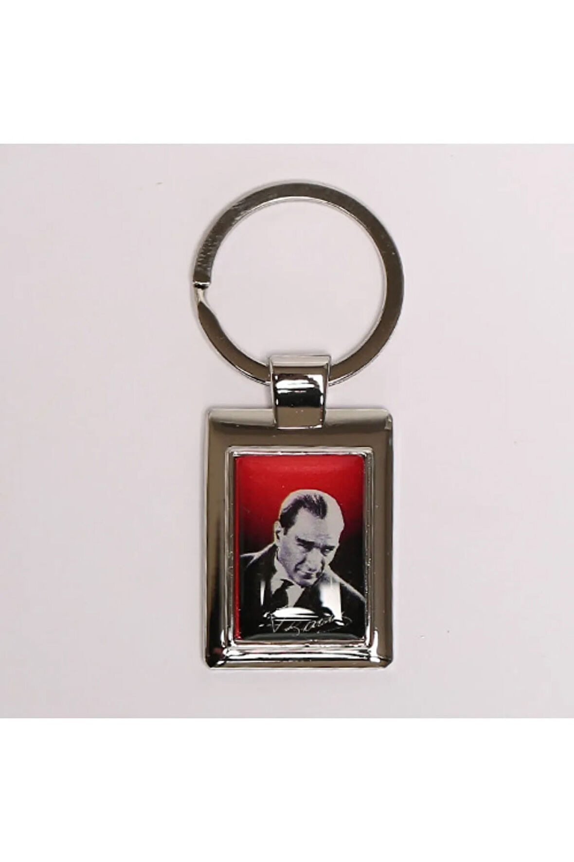 Atatürk Temalı Anahtarlık Çelik