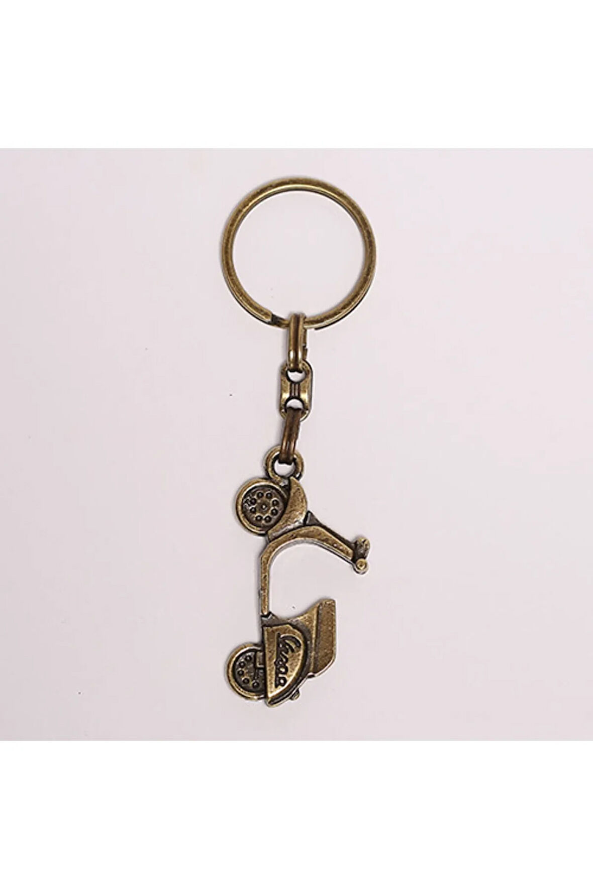 Scoter Motor Figürlü Bronz Rengi Anahtarlık