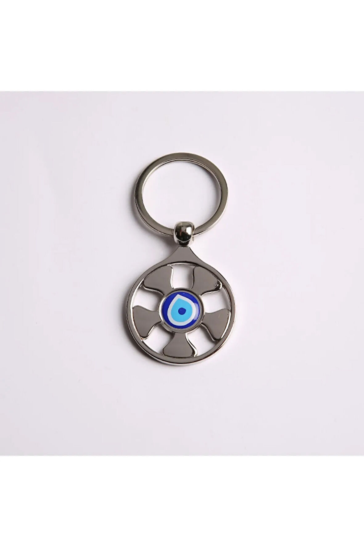 Nazar Boncuğu Simgeli Tasarım Anahtarlık