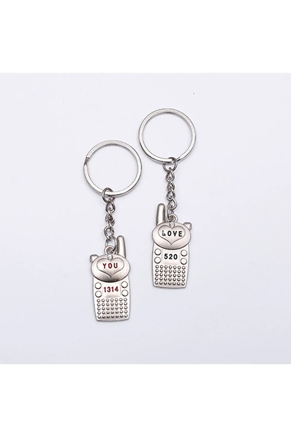 Sevgili Temalı Metal Anahtarlık