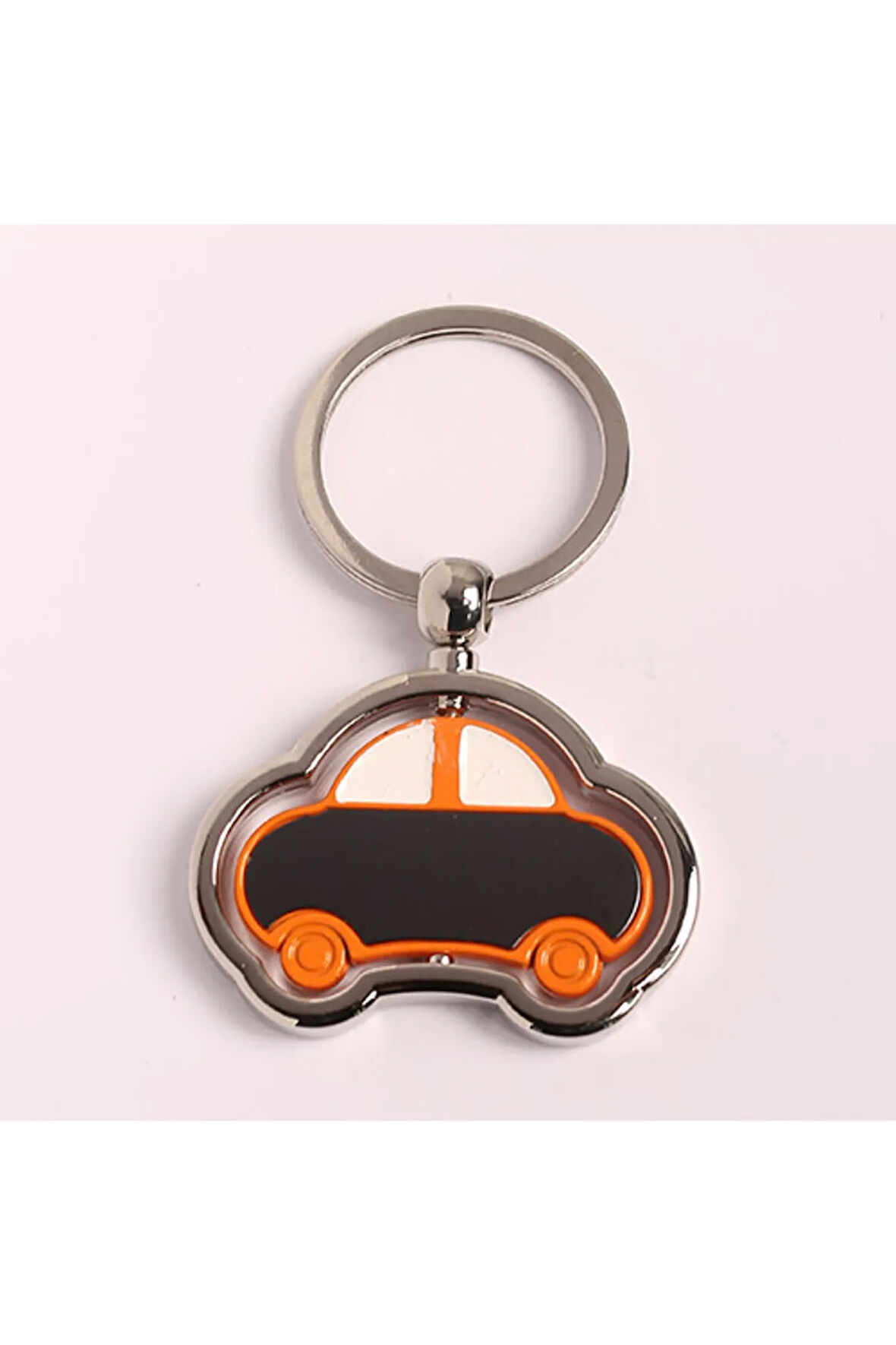 Araba Tasarımlı Çelik Anahtarlık