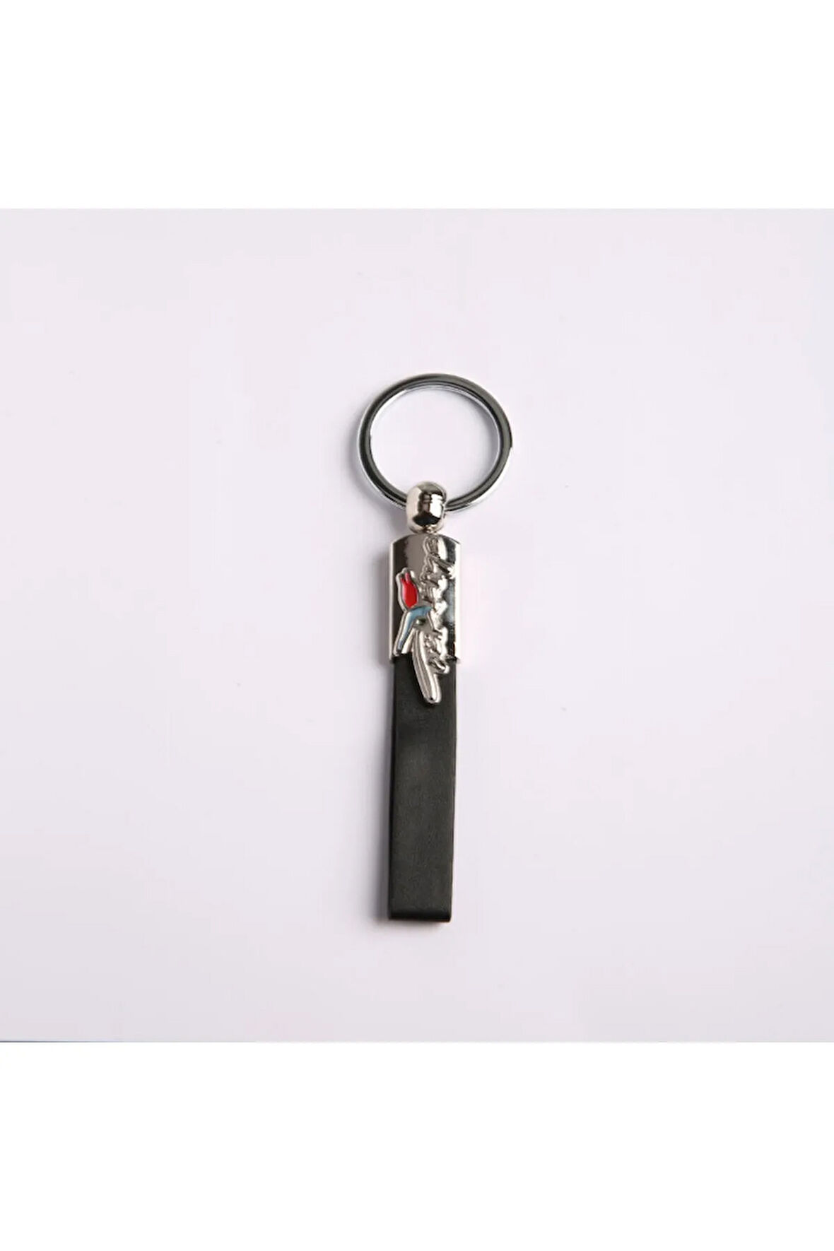 Türkiye Yazılı Siyah Deri Anahtarlık