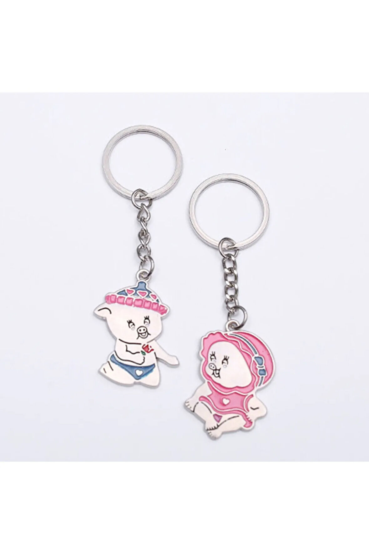 Sevgili Temalı Metal Anahtarlık