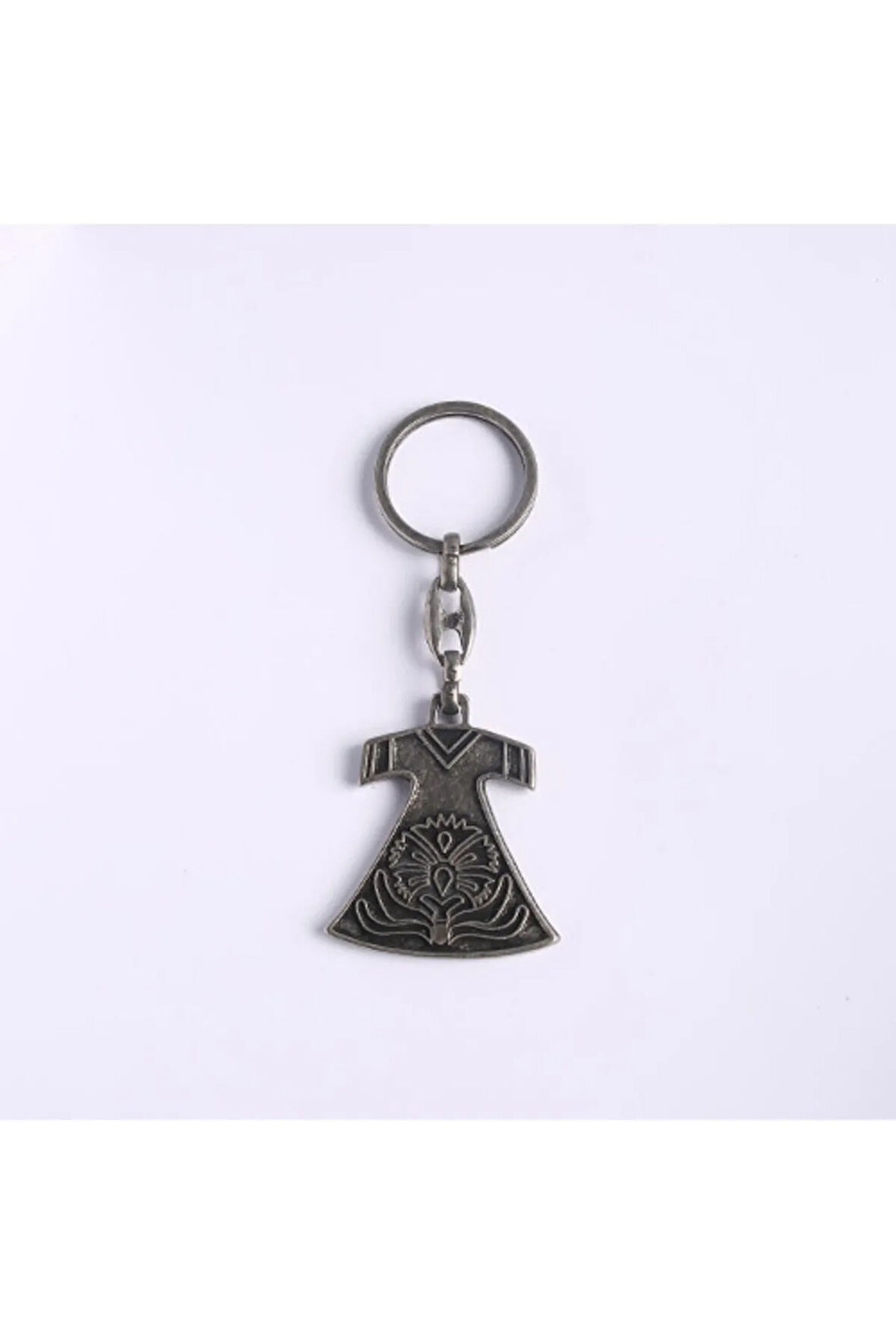 Elbise Desenli Eskitme Tasarım Anahtarlık