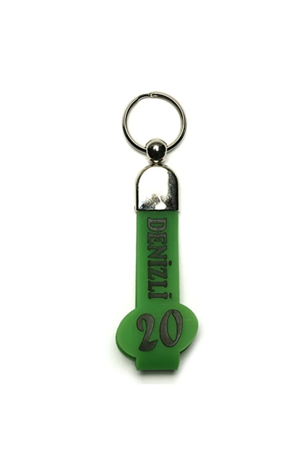 Slikon Saplı Şehir Plaka Anahtarlık