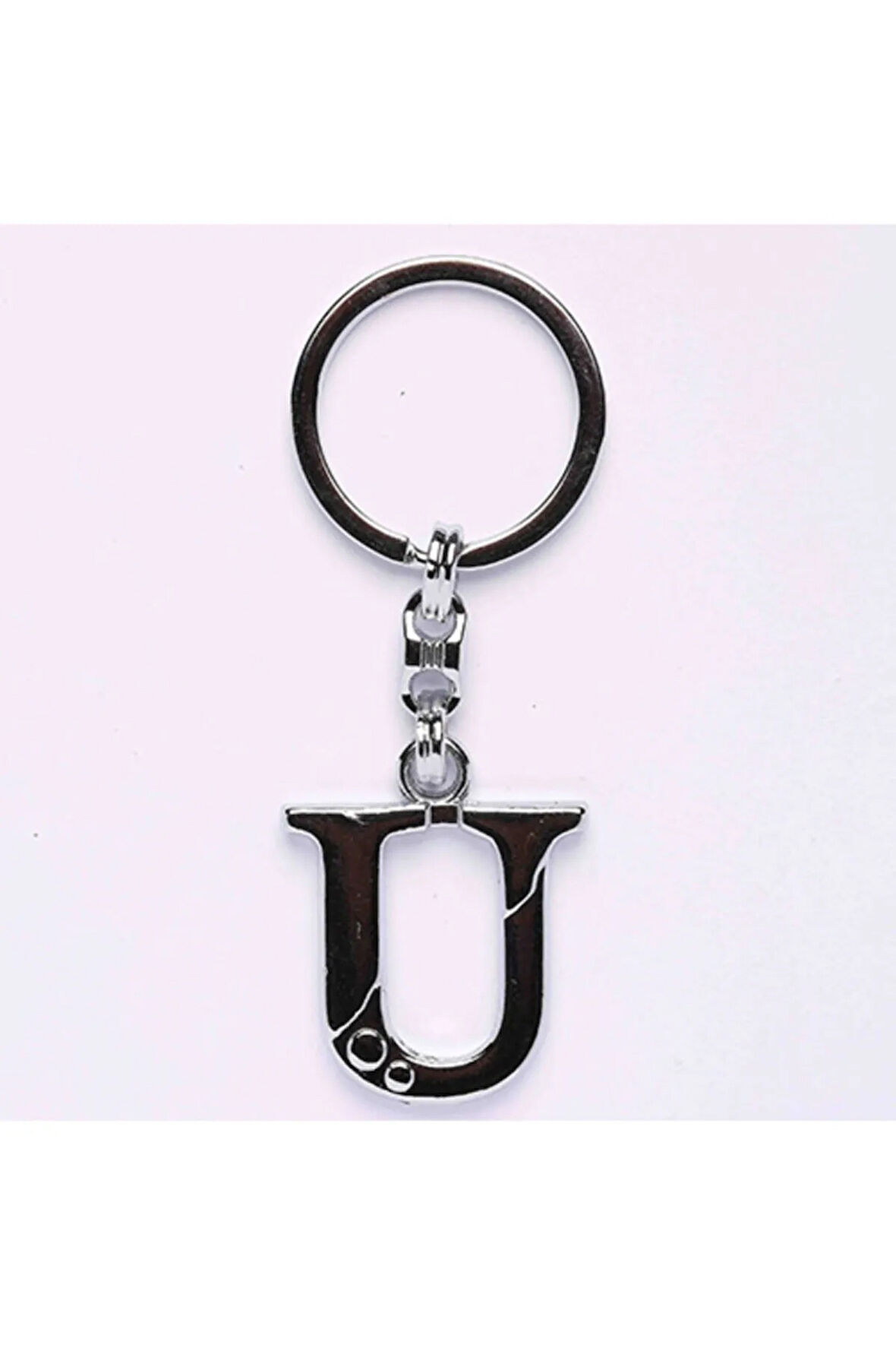 Metalik Krom Ve Harf Anahtarlık