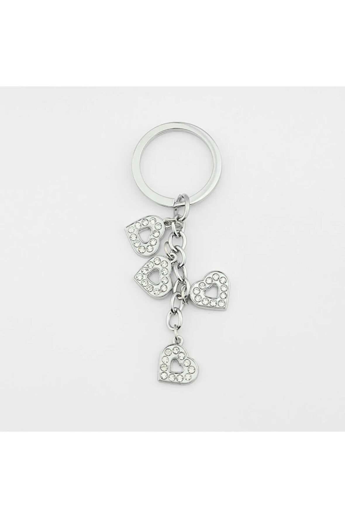 Taşlı Kalpli Anahtarlık