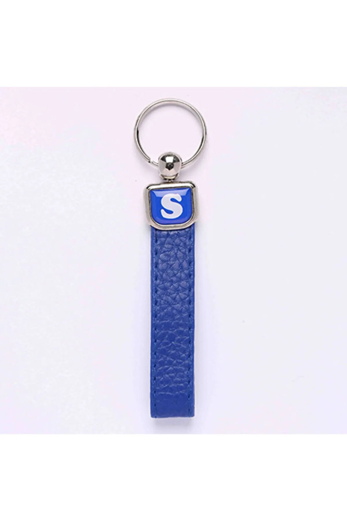 Deri Saplı Harf Anahtarlık Hafli